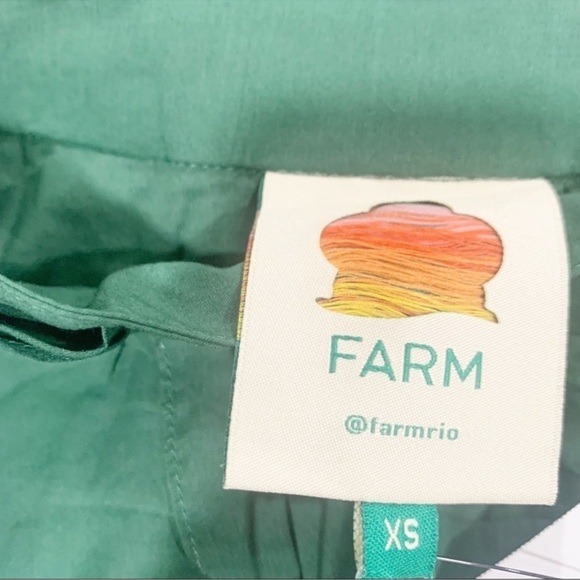 Farm Rio Colorblocked Tiered Midi Skirt - Size XS - Picture 12 of 13